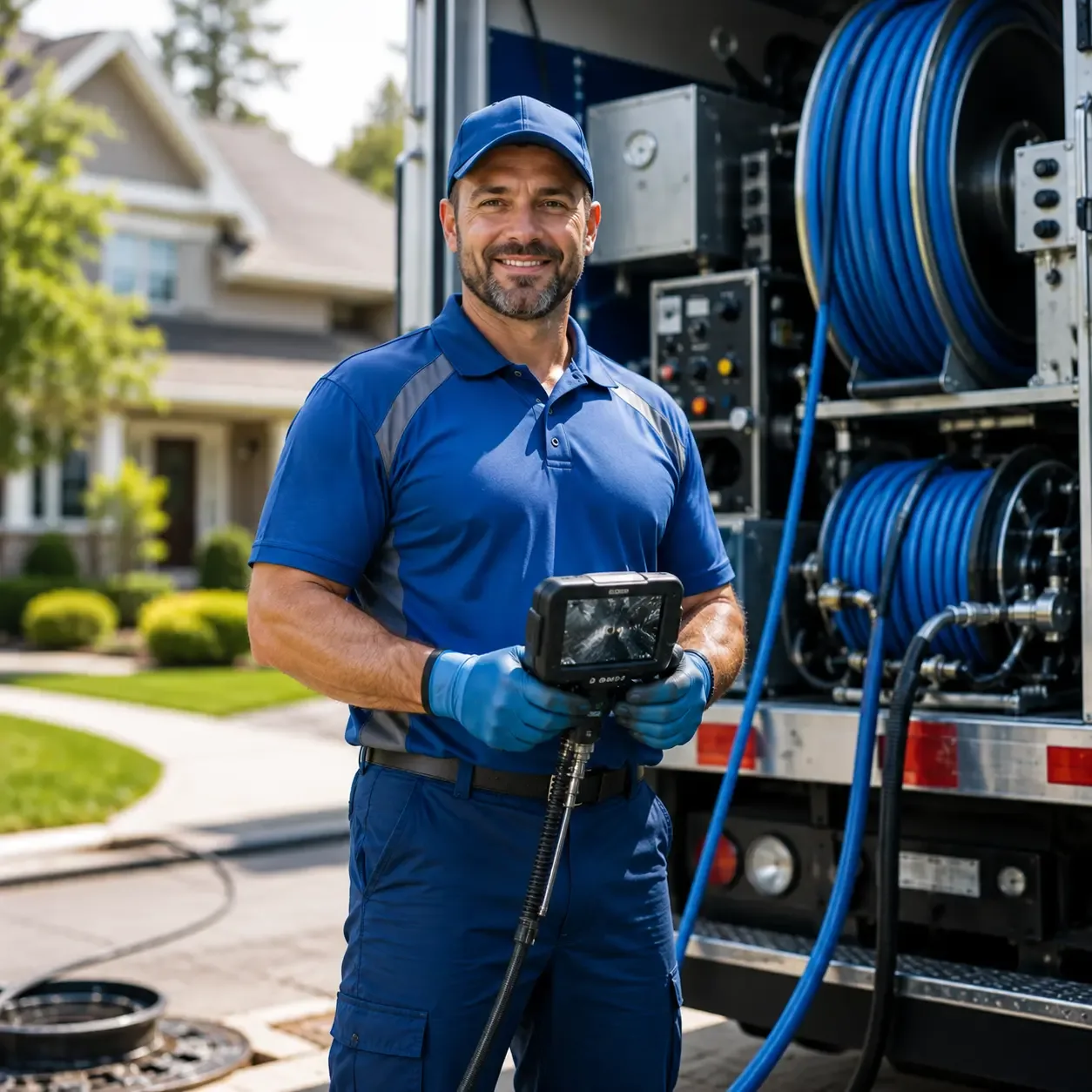 Local outdoor drain cleaning specialists in The Rock, GA